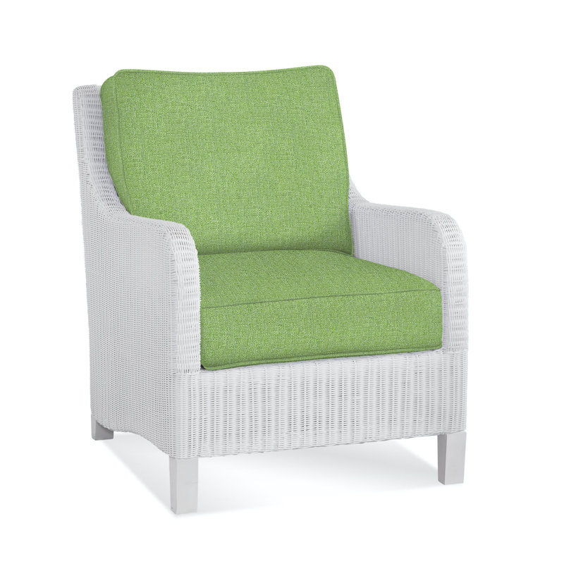 Chaise de patio avec coussins Tangier, Mélange de kiwi; 6358-43