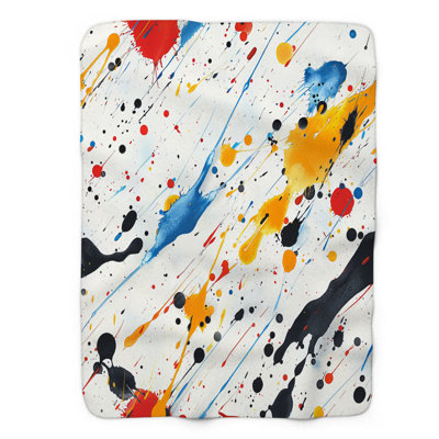 Vibrant Splashes - 1 Piece Blanket