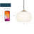 Breeana 1-Light Dimmable Single Pendant 