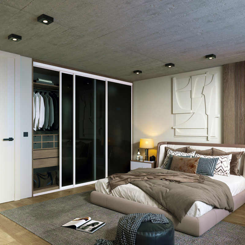 Clb90X80Fumée givrée, 90 po x 96 po, Blanc