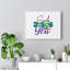 Smile Jesus Loves You - Wrapped Canvas Print-1007345484