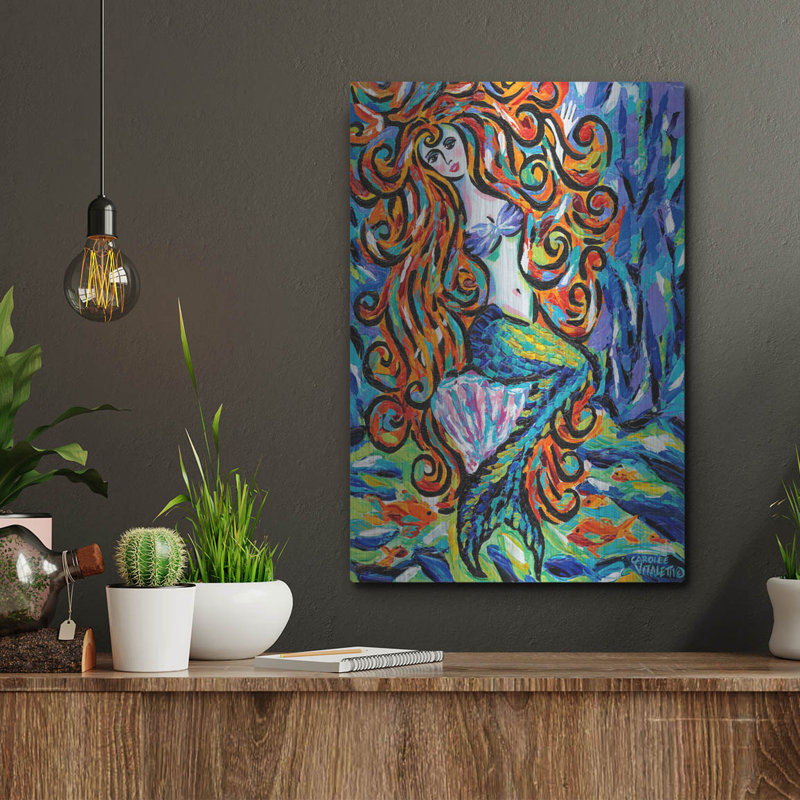«Ocean Friends III» par Carolee Vitaletti, H 16 po x l 12 po