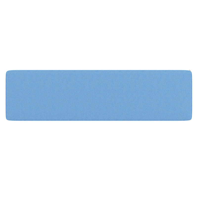 Indoor/Outdoor Sunbrella® Seat Cushion, 44" W x 18" D, Canvas Air Blue Sunbrella® Canvas