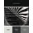 Machine Washable Cain Vert Ramp Skateboarding Bold & Eclectic Modern Arc Rug in Gray – Black Binding-102617010