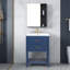Meuble-lavabo moderne 24 po avec lavabo supérieur-98881735
