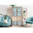 Sorbus 11 Inch Foldable Fabric Storage Cube Bin with Handle - for Organizing Home, Closet, Bedroom, Playroom, and More, 1 Piece, Aqua Line-1321860452