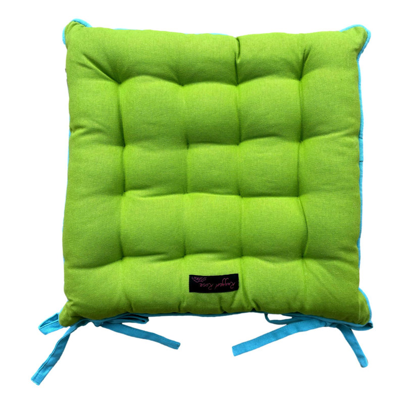 Garden Seat Cushion, Lime Green
