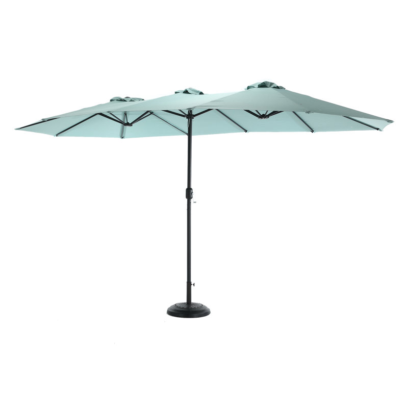 Parasol pour terrasse 14,8 pi, Vert clair