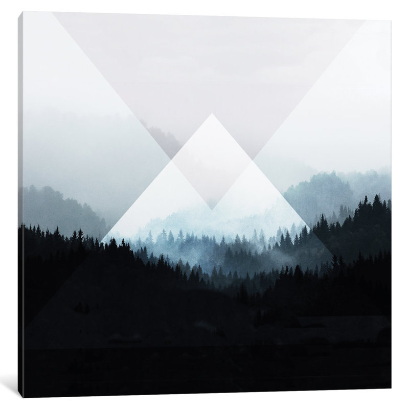 « bois v. z », impression sur toile, H 12 po x l 12 po x P 0,75 po