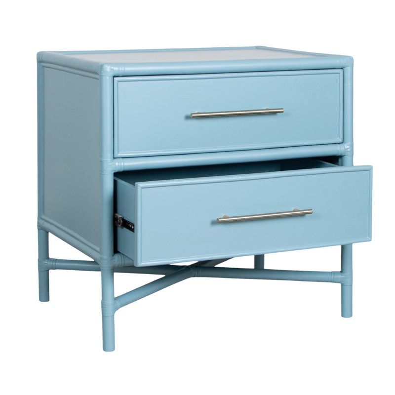 Venice 2 - Drawer Nightstand, Pool Blue