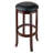 Swivel Upholstered Counter Stool with Solid Wood Frame-358398506