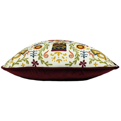Multicolour Square Throw Cushion