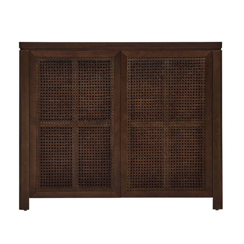 Retro 2 - Ratten Door Sideboard, Walnut