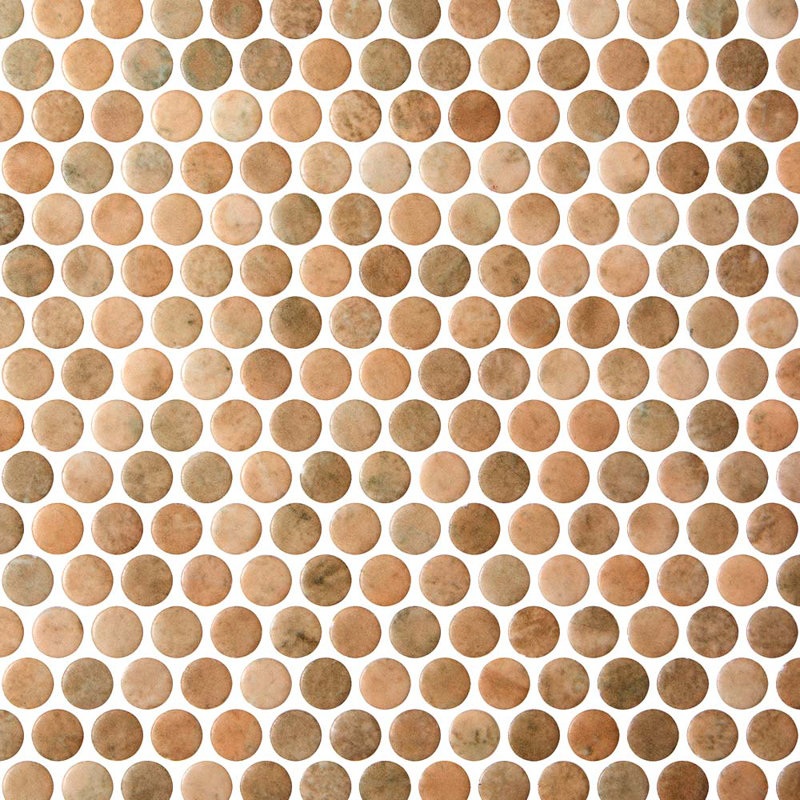 Spectrum Riad 3/4 Inch Penny Terracotta, Terracotta
