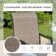 Rectangle Outdoor Patio Dining Set Expandable Heavy Duty Metal Table With Sling Chairs
