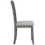 Ensemble de table de salle à manger 6 pièces en bois d'hévéa avec placage en bois massif et coussin moelleux-131983406-131983408-131983409-131983411