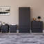 Tanino 4 Piece Bedroom Set (2 Drawer Large Bedside Chest X2, 3 Drawer Chest, 2 Door 2 Drawer Wardrobe)-185094929