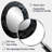 Black Spiraling Fractal Sprial - Black Oval Wall Mirror Decor-1471897720