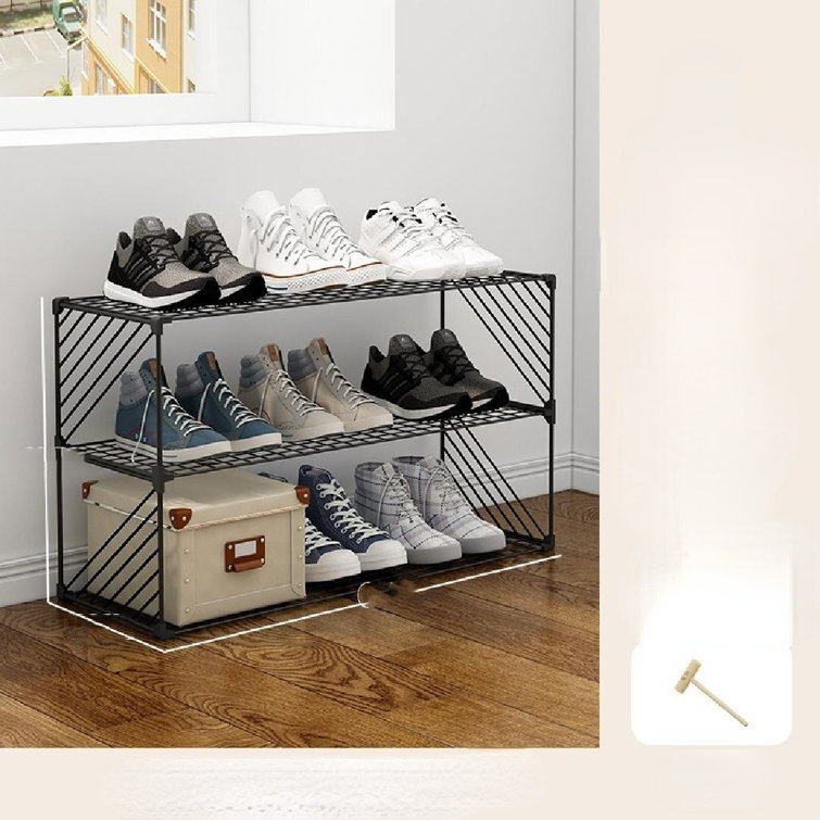 9 Pair Shoe Rack Rebrilliant