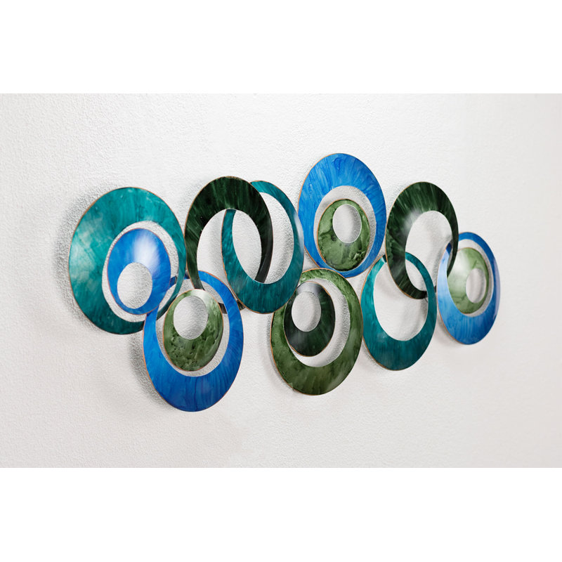 Handmade Modern Abstract Wall Decor on Metal