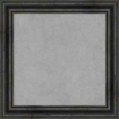 Tableau magnétique encadré noir rustique
