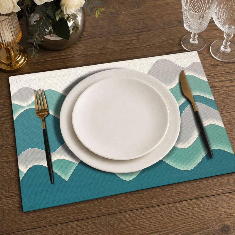 Ensemble de table rectangulaire en polyester