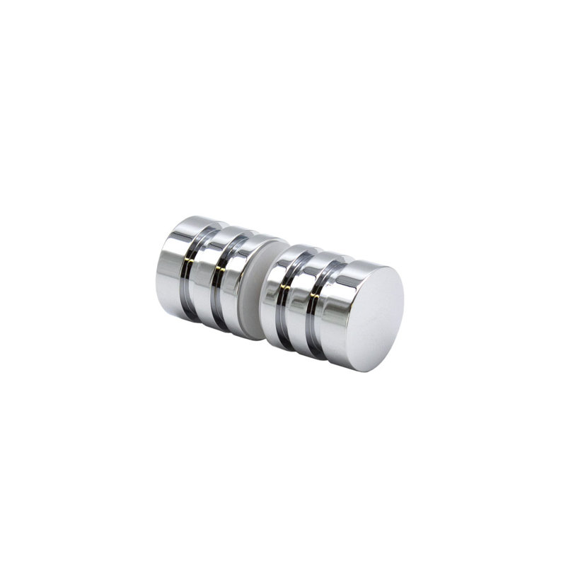 FHC DK107CH Bouton classique classique de 1 diamètre dos à dos - Chrome poli