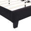 Upholstered Platform Bed Frame with Linen Fabric Headboard, No Box Spring Needed, Wood Slat Support, Easy Assembly-73672681-94699642
