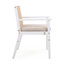 Ensemble de chaises de patio en bois d'acacia et de corde tissée l 24,25 po x P 22,25 po x H 32 po Christopher Knight Home (ensemble de 2)