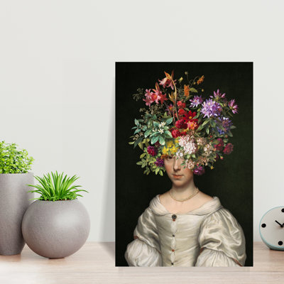 Enchanted Floral Portrait Classic Elegant