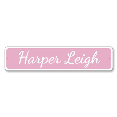 Newborn Name Custom Aluminum Sign