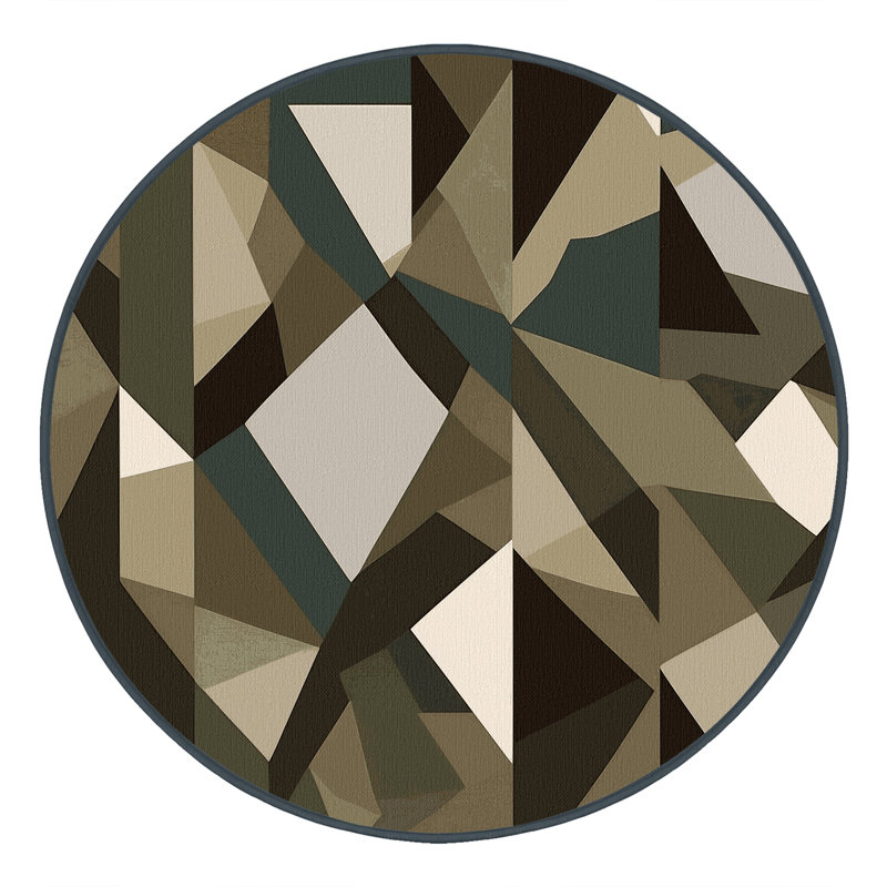 Hunter Terrain Rug, Round 8'