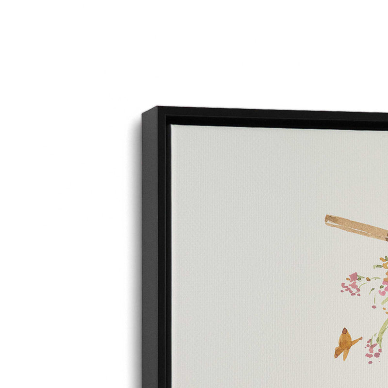 Impression sur toile Garrard X par Lisa Audit, Noir, Impression encadrée sans passe-partout, H 13,5 po x l 13,5 po