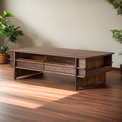 Table de bout en noyer noir