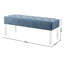 Banc rembourré en velours capitonné Valley-924471324