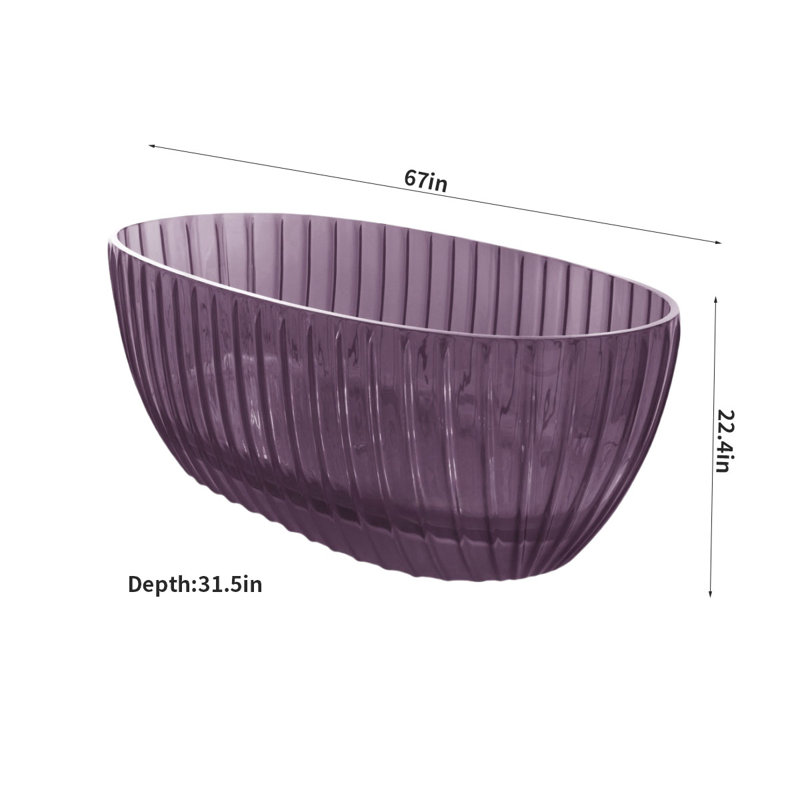 67 W 22.4 H, Purple