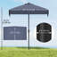 Parasol de patio de 7,5 pi avec parasol demi-parasol, manivelle, bleu foncé-1260904810