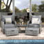 Ensemble de conversation en rotin pour 2 personnes avec repose-pieds Idamarie-105270513-134727585