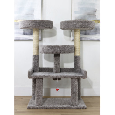 Prestige Cat Trees 46-in XXL Heavy Duty Cat Tree, Grey