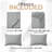 Beddora Queen 4 Piece Sheet Set Bundle of 2, Soft Brushed Microfiber Bed Sheets with Deep Pocket Fitted Sheet, Breathable Cooling Bedding, Light Grey
