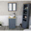 Slimline Compact 515mm Free-standing Cloakroom Vanity Unit-1879311900
