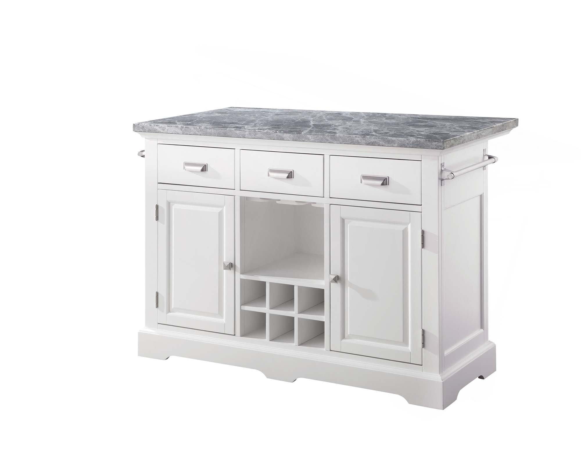 Latitude Run® Zermatt - Kitchen Island | Wayfair