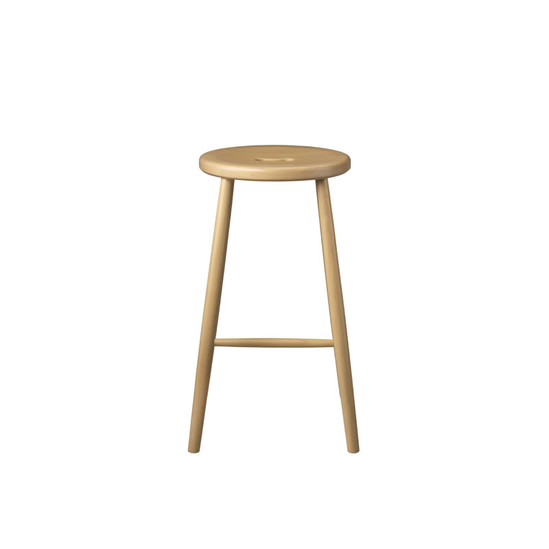 J27 by Børge Mogensen, Nature Beech, Counter Stool (25.59" Seat Height)