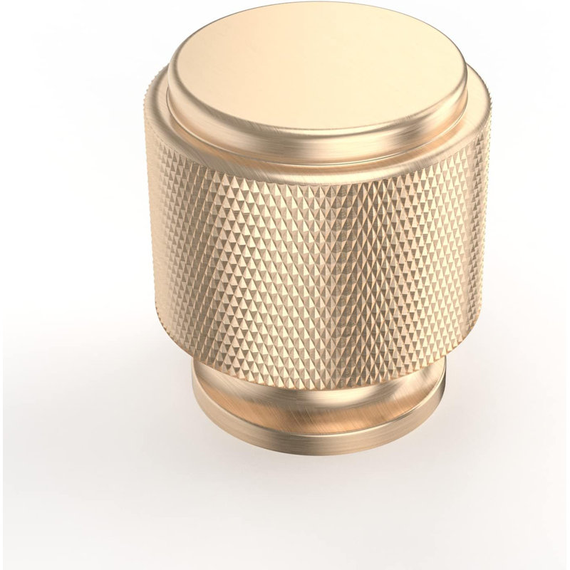 Paquet de 10 boutons d'armoire moletés - Poignées de tiroir en alliage de zinc noir mat pour armoires de cuisine, commodes et quincaillerie d'ameublement