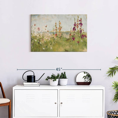 Alvord Hollyhocks By The Sea
