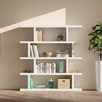 Shanean 171.8cm H x 162.60cm W Standard Bookcase