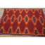 Red Tribal Geometric Antique Navajo Native American Flat Weave Small Area Rug