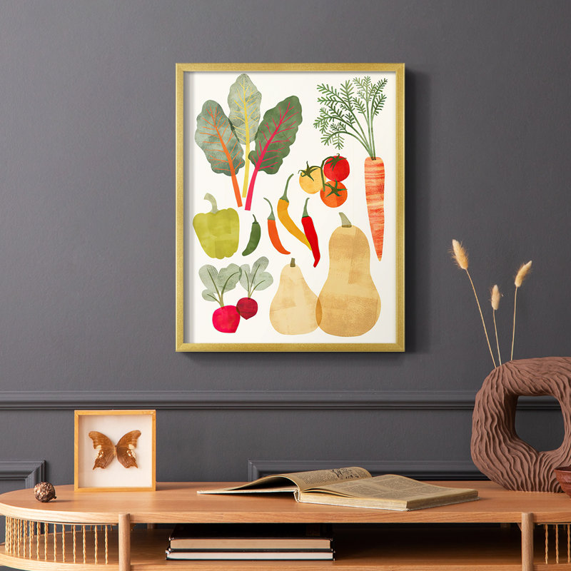 «Garden Offrant II», reproduction encadrée - bois massif, H 28 po x l 22 po