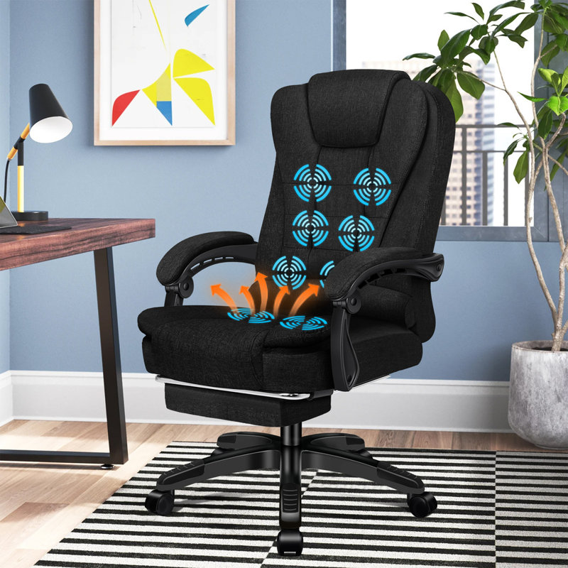 Amorion Ergonomic Gaming Chair, Black
