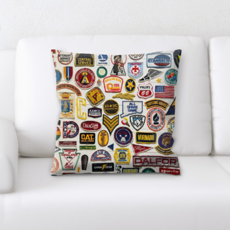 Microsuede Reversible Throw Pillow